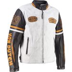Von Dutch - California Men Air Cuir Jacket / Бело-черный