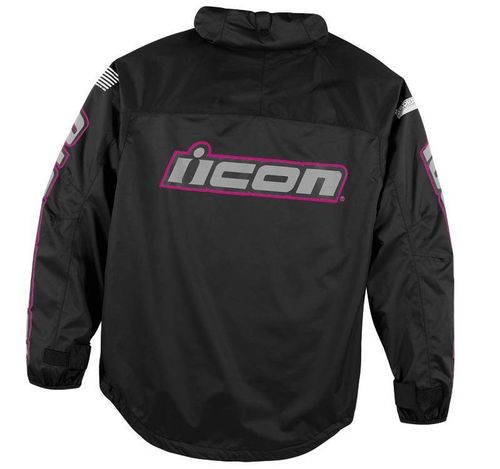 PDX Дождевик / Женский / Черно-розовый