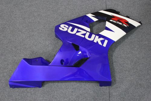 Комплект пластика для мотоцикла Suzuki GSX-R600/750 04-05 Сине-Белый(белый хвост)