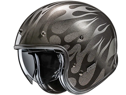 Купить Мотошлем Открытый HJC V31 Firo MC5 / Серо-серебряный