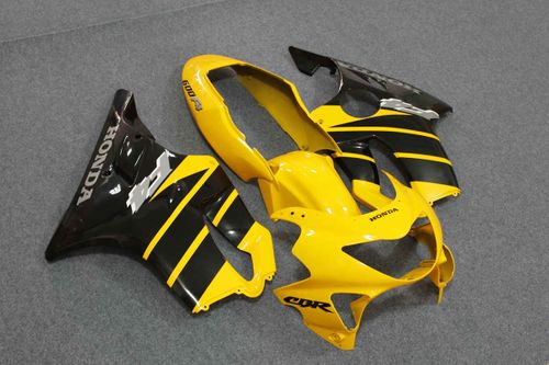 Комплект пластика для мотоцикла Honda CBR 600 F4 99-00 Желто-Черный
