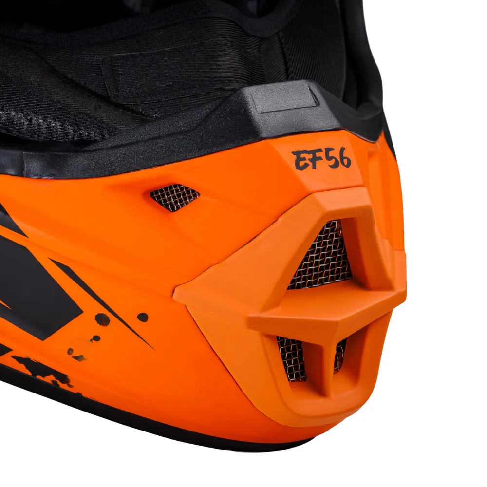 EF56 Base MX / Матовый / Черно-оранжевый
