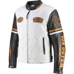 Von Dutch - California Men Air Cuir Jacket / Бело-черный
