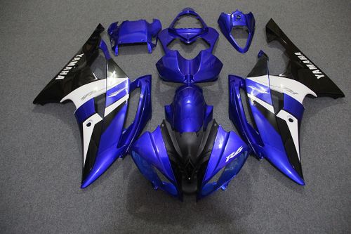 Комплект пластика для мотоцикла Yamaha YZF-R6 08-15 Сине-Бело-Черный