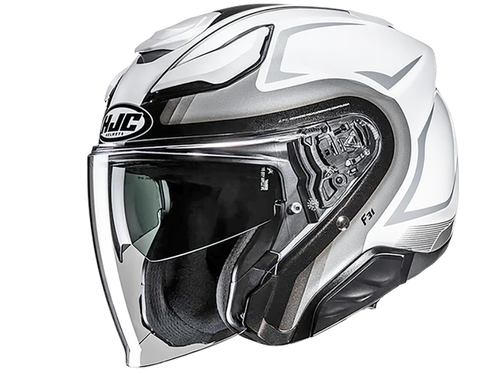 Купить Мотошлем Открытый HJC F31 Bask MC10 / Серо-белый