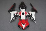 Комплект пластика для мотоцикла Honda CBR 1000RR 06-07 Черно-бело-красный