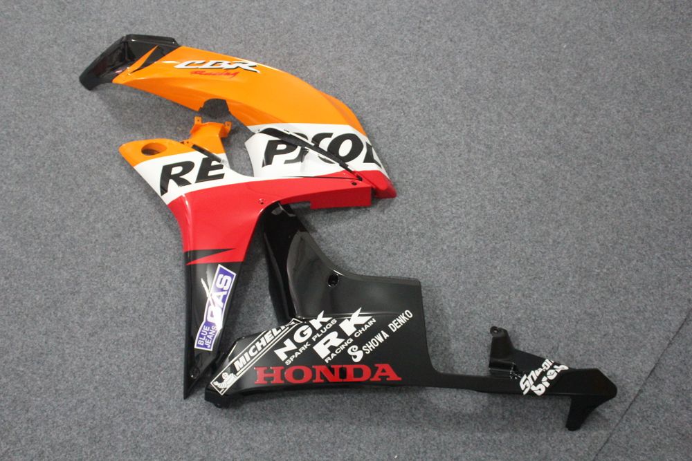 Комплект пластика для мотоцикла Honda CBR 600 RR 07-08 Repsol оранжевый