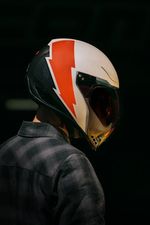 Визор Bubble Shield Domain / Оранжевый