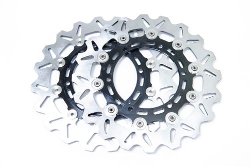 Тормозные диски передние для мотоцикла (2шт.) для Yamaha YZF-R6 99-02, YZF-R1 98-01, YZF600, YZF1000