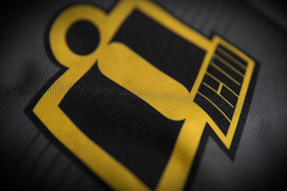 Мотокуртка - ICON OVERLORD (текстиль, серо-желтая)