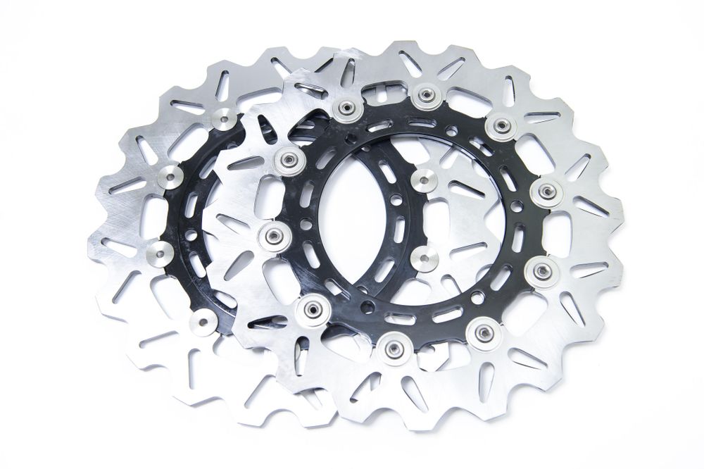 Тормозные диски передние для мотоцикла (2шт.) для Yamaha YZF-R6 99-02, YZF-R1 98-01, YZF600, YZF1000