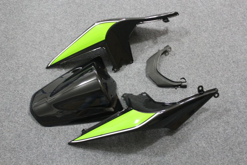Комплект пластика для мотоцикла Kawasaki Ninja 250R Зелено-Чёрный