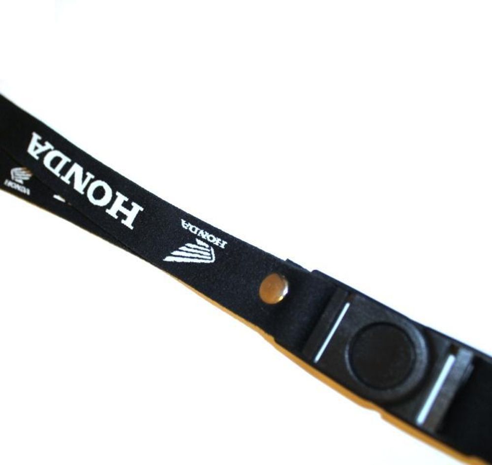 Шнурок на шею для ключа Honda Black