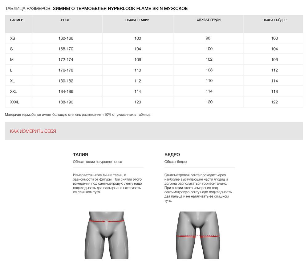 Термобелье Flame Skin / Черный