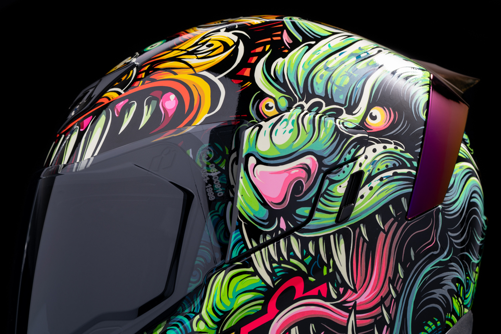 Airflite Cat Scratch Fever Helmet / Желто-зеленый