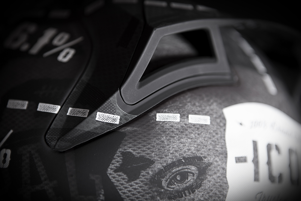 Мотошлем - ICON AIRFRAME STATISTIC (черный)