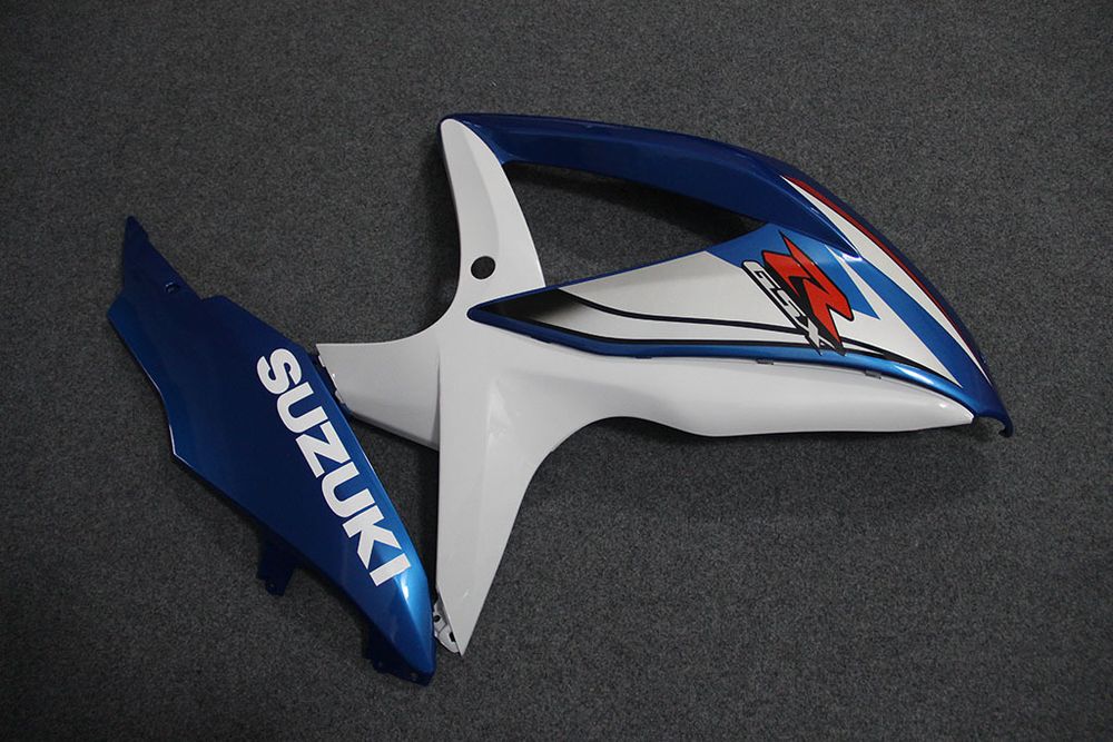 Комплект пластика для мотоцикла Suzuki GSX-R600/750 08-10 Сине-Белый