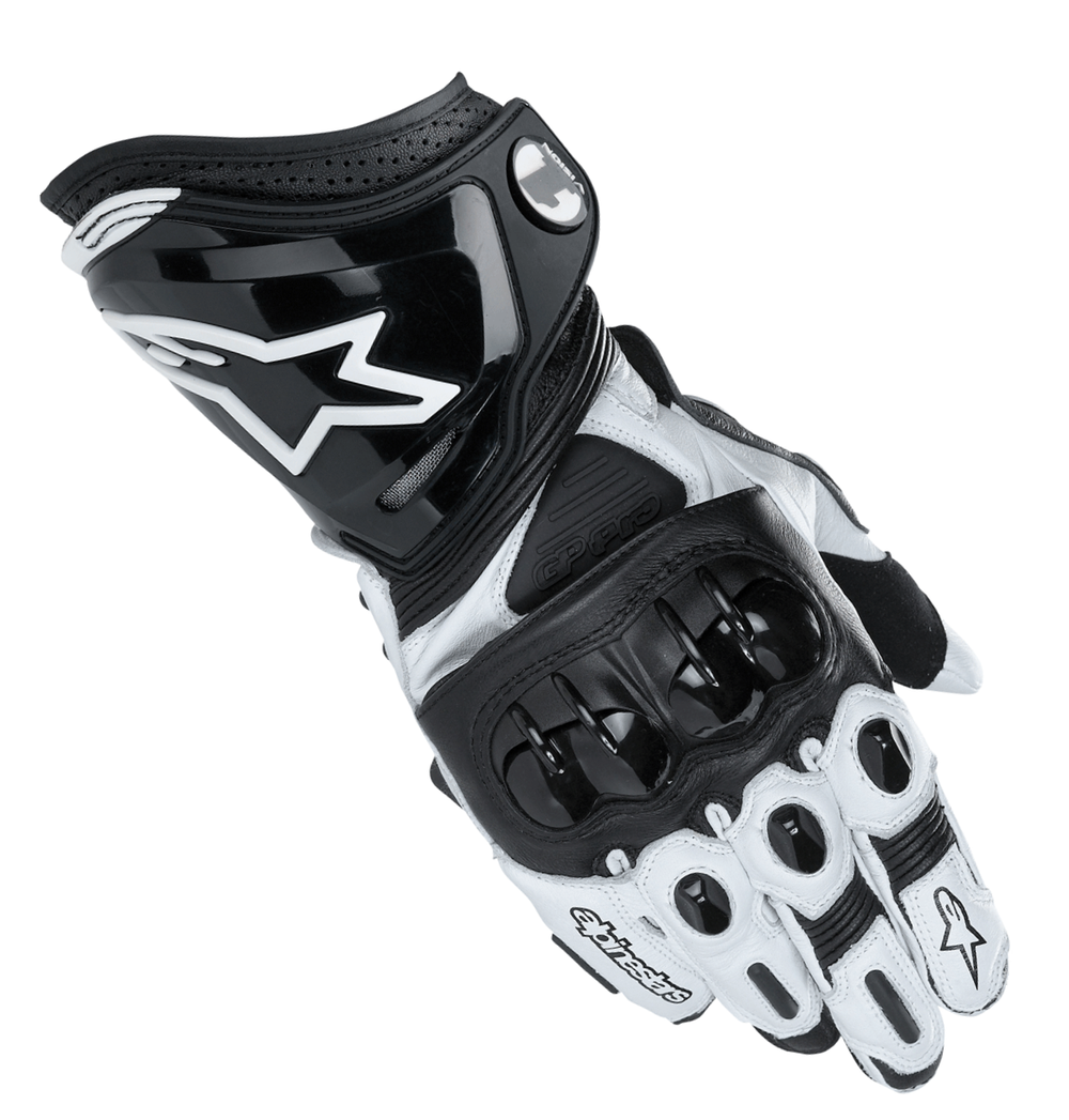 Мотоперчатки - ALPINESTARS GP PRO (черно-белые)