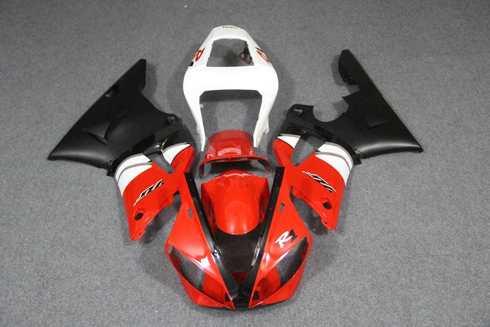 Комплект пластика для мотоцикла Yamaha YZF-R1 00-01 Красно-Черный