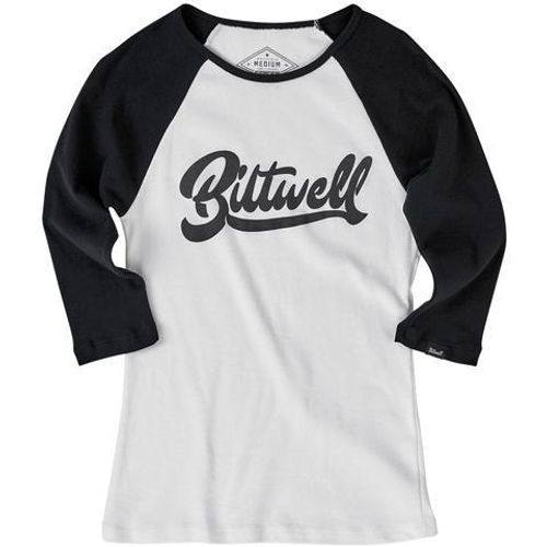 Cursive Raglan / Женская / Черно-белый