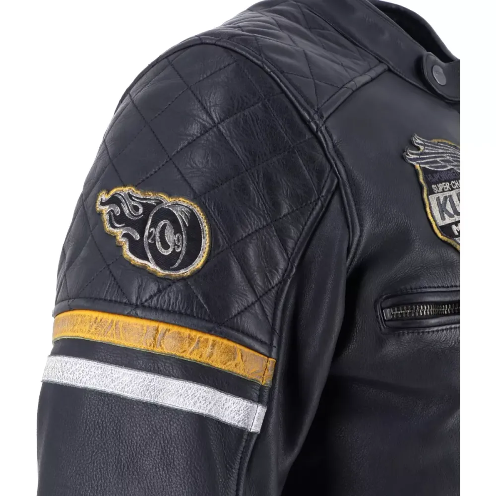 Von Dutch Race Cuir Wash / Черно-желтый