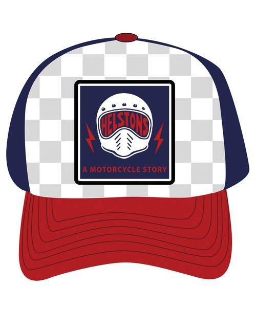 Cap Helmet Racing / Бордово-синий