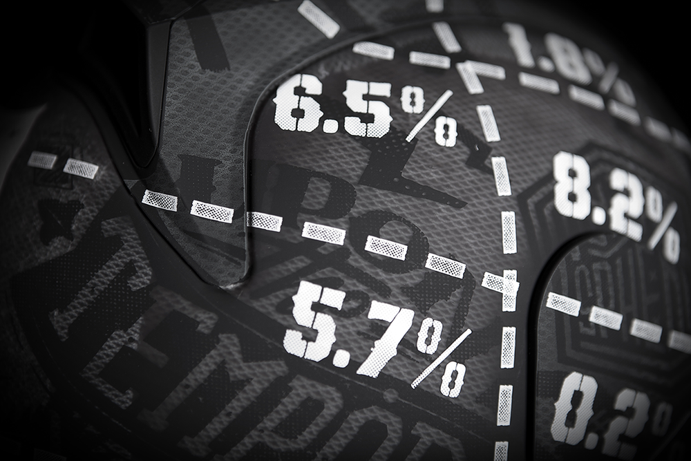 Мотошлем - ICON AIRFRAME STATISTIC (черный)