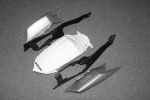 Комплект пластика для мотоцикла Suzuki GSX-R600/750 08-10 Бело-Серебрянный
