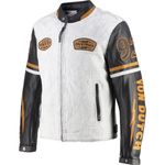 Von Dutch - California Men Air Cuir Jacket / Бело-черный
