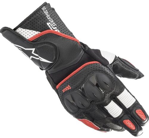Gloves SP-2 v3 Leather / Черно-красный