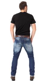 Python Strong Stretch Regular Fit / Синий