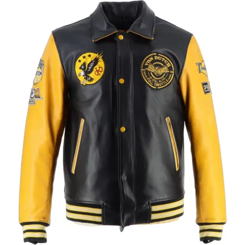 Von Dutch - Brooklyn Cuir Wash / Черно-желтый