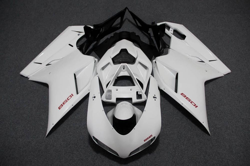 Комплект пластика для мотоцикла Ducati 848 1098 1198  Белый