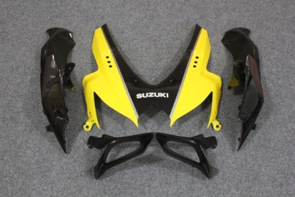 Комплект пластика для мотоцикла Suzuki GSX-R600/750 08-10 Желто-Черный