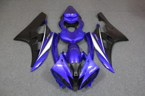 Комплект пластика для мотоцикла Yamaha YZF-R6 06-07 Сине-Черный COLOR+