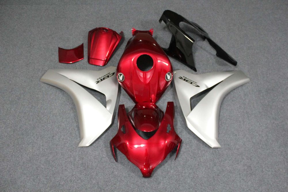 Комплект пластика для мотоцикла Honda CBR 1000RR 08-11 Красно-Серебрянный COLOR+