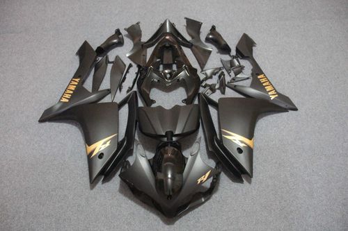 Комплект пластика для мотоцикла Yamaha YZF-R1 07-08 Черный с золотыми наклейками
