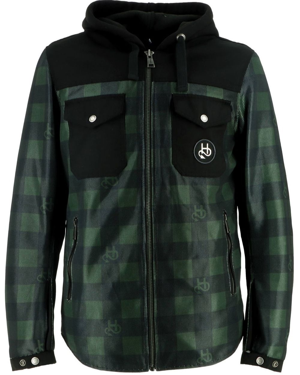 Wood Air Canvas-Mesh / Черно-зеленый