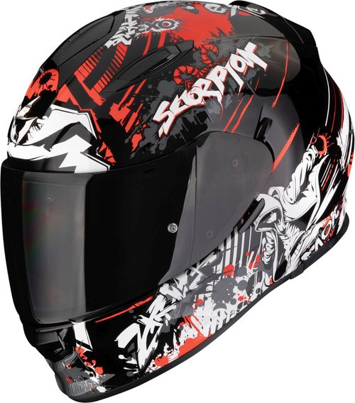 Купить Мотошлем Интеграл Scorpion EXO EXO-491 Spector / Черно-красный