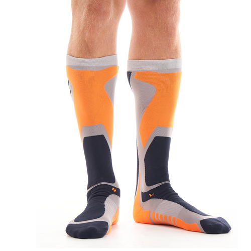 Термоноски 2D Enduro / Оранжево-синий