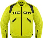 Мотокуртка - ICON SANCTUARY (кожа, желтая)