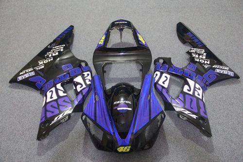 Комплект пластика для мотоцикла Yamaha YZF-R1 00-01 ValentinoRossi