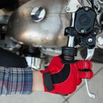 Moto Gloves / Красно-черный