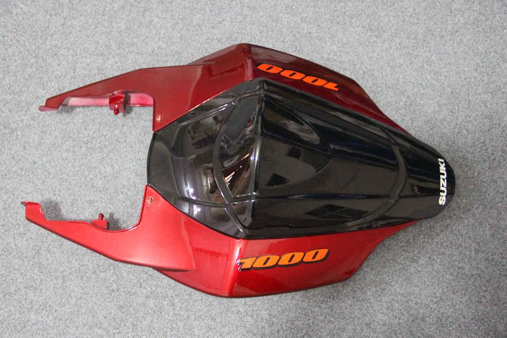 Комплект пластика для мотоцикла Suzuki GSX-R1000 07-08 Черно-Красный