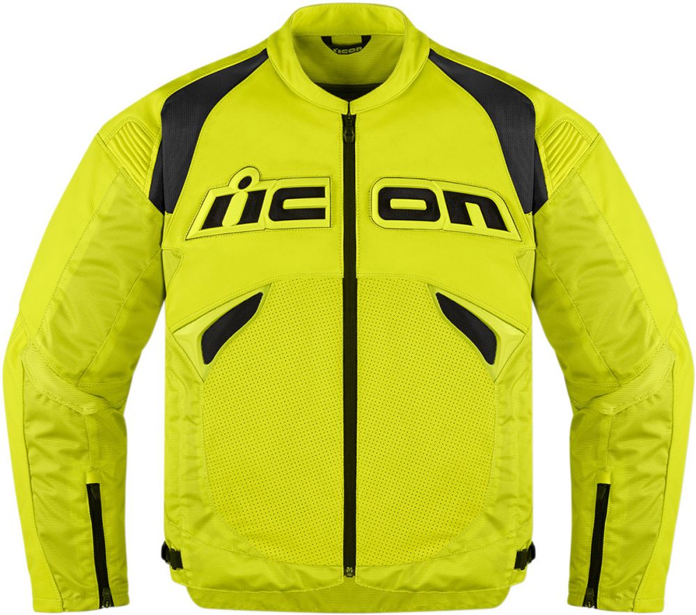 Мотокуртка - ICON SANCTUARY (кожа, желтая)