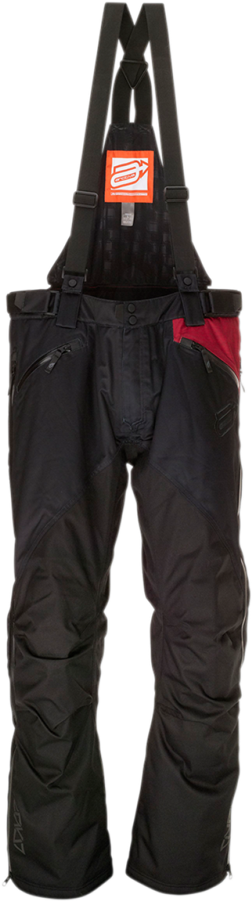 LAT48 Insulated BIB / Черно-бордовый