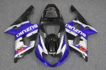 Комплект пластика для мотоцикла Suzuki GSX-R1000 00-02 Сине-Черно-Серебристый