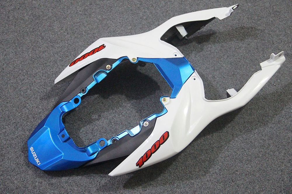 Комплект пластика для мотоцикла Suzuki GSX-R1000 09-15 Сине-Белый