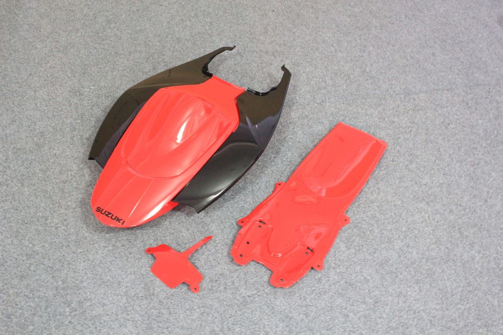 Комплект пластика для мотоцикла Suzuki GSX-R600/750 06-07 Красно-Черный COLOR+