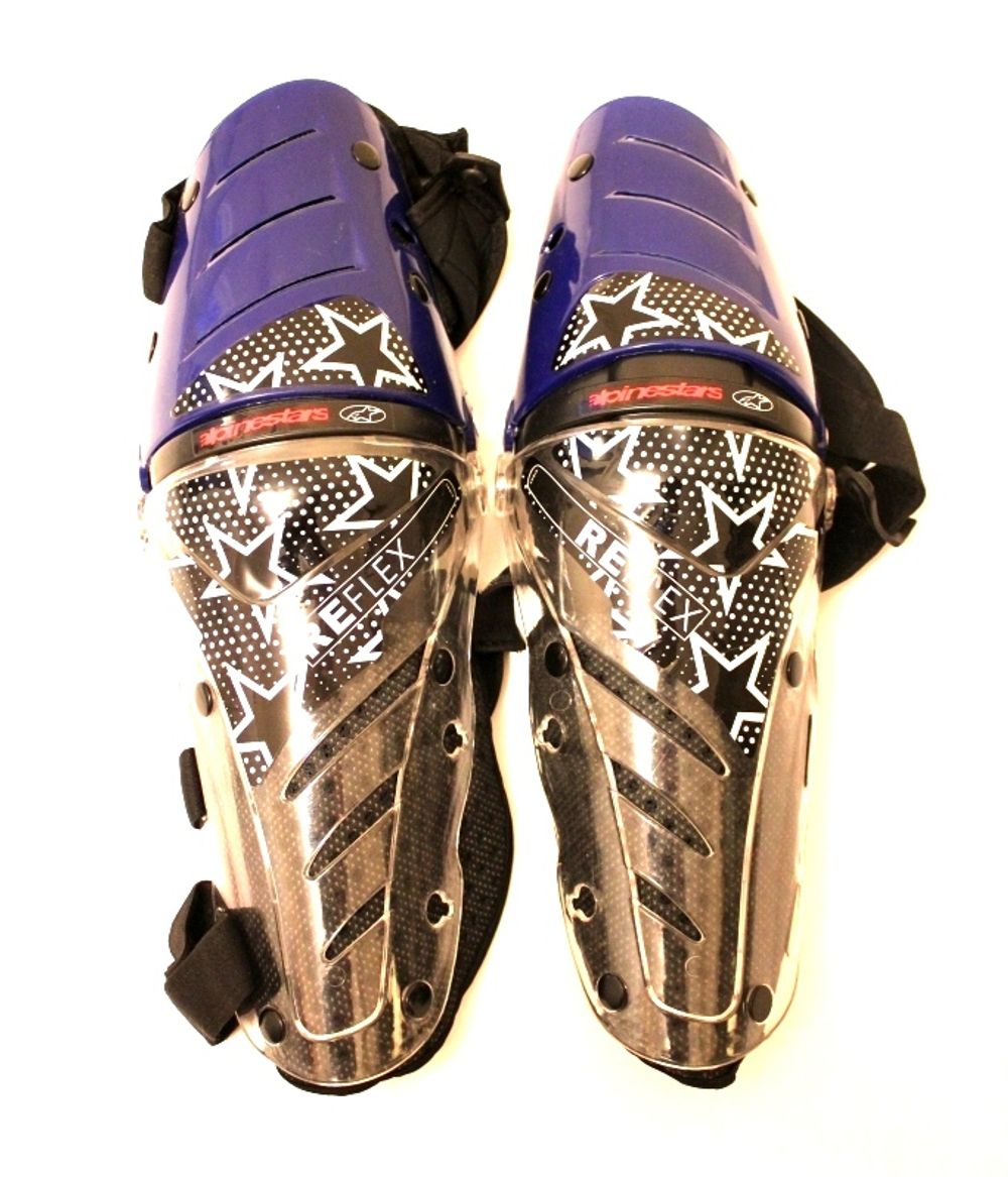 Мотонаколенники - ALPINESTARS REFLEX (синие)